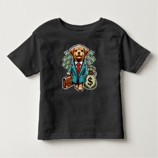 reicher Hund Kleinkind T-shirt
