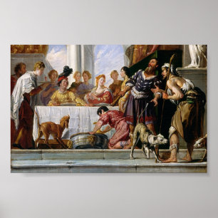 Reicher Mann und Lazarus Poster