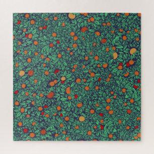 Reicher Orchard: Vintages Baummuster. Puzzle