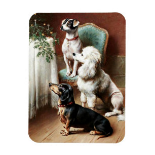 Reichert - Eine Weihnachtsfeier, ein Gemälde, Magnet