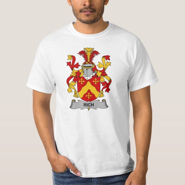 Reiches Familienwappen T-Shirt (Vorderseite)