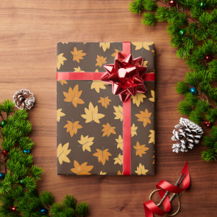 Reiches Herbstlaub Geschenkpapier