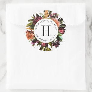 Reichhaltigkeit der Frühlingsblüte Runder Aufkleber