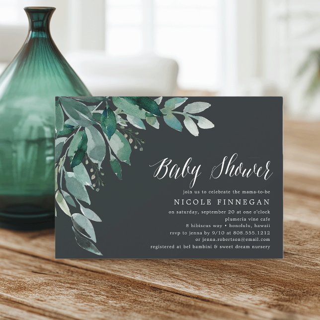 reichlich Foliage | Einladung der Babydusche (Von Creator hochgeladen)