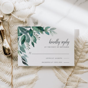 reichlich Foliage RSVP-Karte RSVP Karte