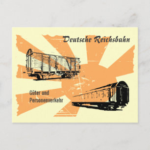 Reichsbahn DDR Design Postkarte