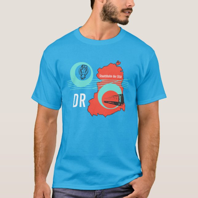 Reichsbahn DDR Design T-Shirt (Vorderseite)