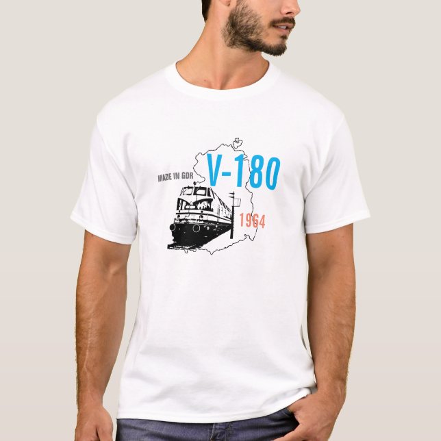 Reichsbahn DDR Design T-Shirt (Vorderseite)