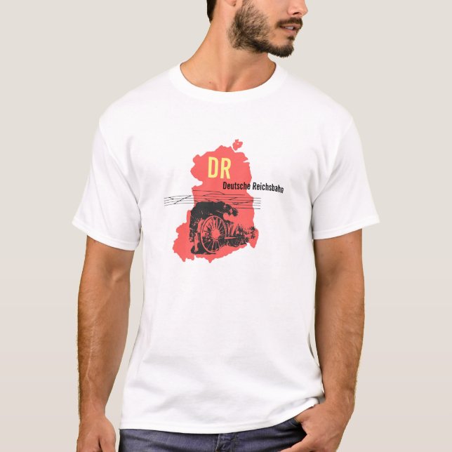 Reichsbahn DDR Design T-Shirt (Vorderseite)
