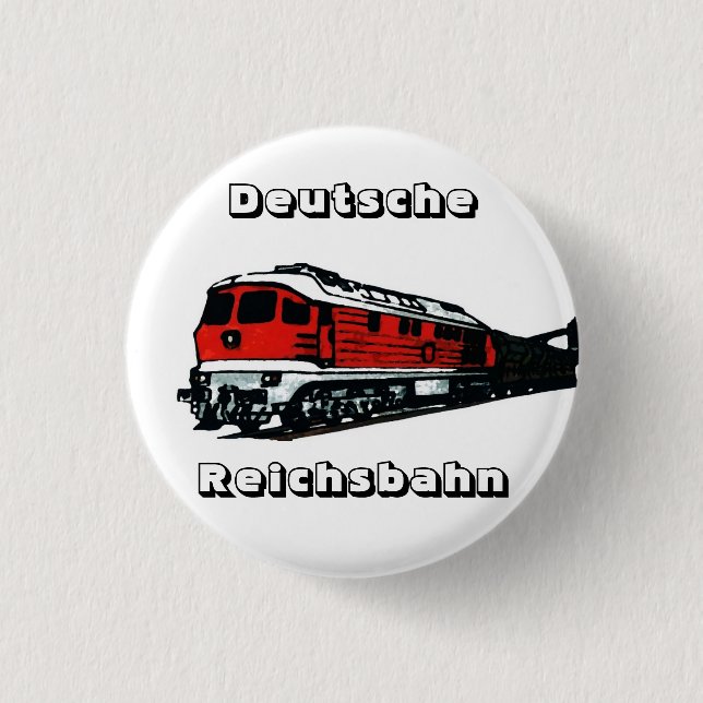 Reichsbahn Design Button (Vorderseite)