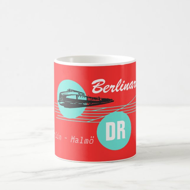 Reichsbahndesign BERLINAREN DDR Tasse (Mittel)