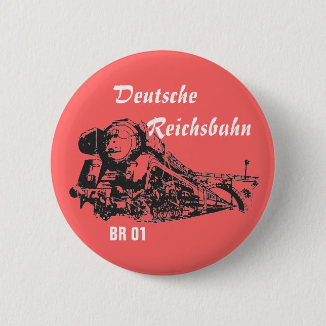 Reichsbahndesign BR01 Button (Vorderseite)