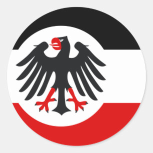 Reichsdienst1933 1935, Deutschland Runder Aufkleber