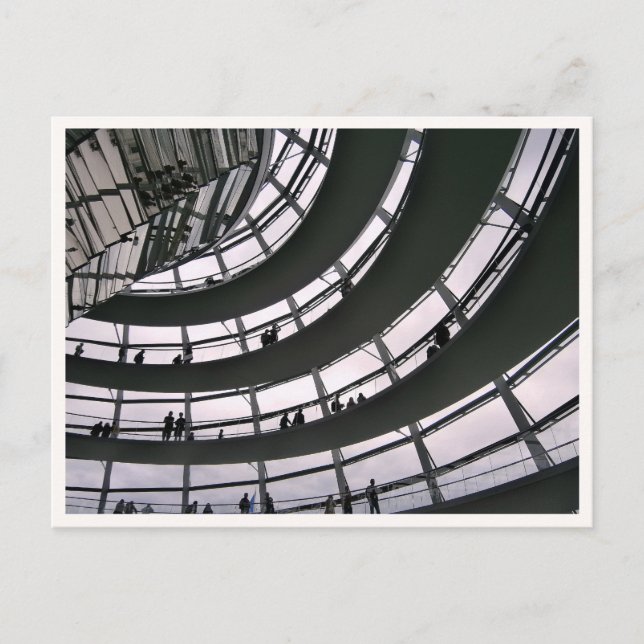 Reichstag Building Berlin Modern Architecture Postkarte (Vorderseite)