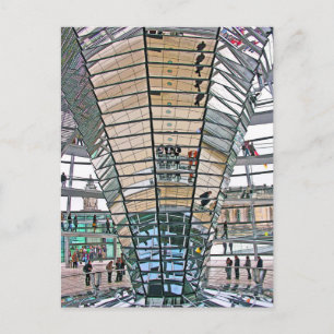 Reichstag/Bundestag, Inneres, Berlin(r37pst) Postkarte