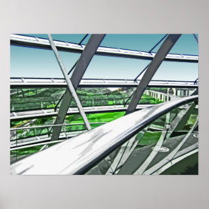 Reichstag / Bundestag, Innersegel, Berlin(r42ct) Poster