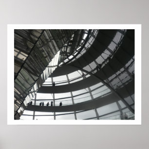 reichstag dome berlin poster