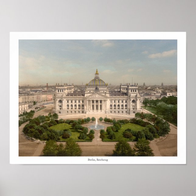 Reichstag Gebäude, Berlin Deutschland Poster (Vorne)