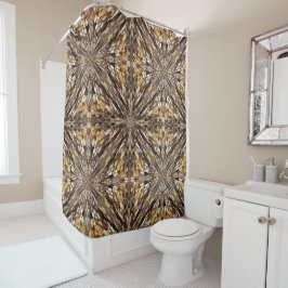 Reichtum an Saatbeads Abstraktes Muster Duschvorhang