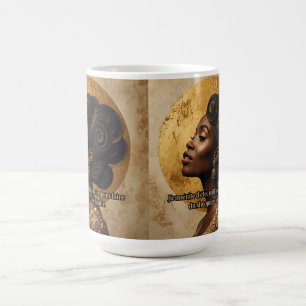 Reichtum und Luxus-Mentalität Inspirierender Druck Kaffeetasse