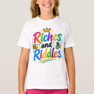 Reichtümer und Rätsel Regenbogen-Puzzle-Krone Lust T-Shirt