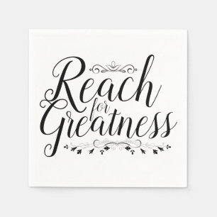 Reichweite für Größen-Kalligraphie Serviette
