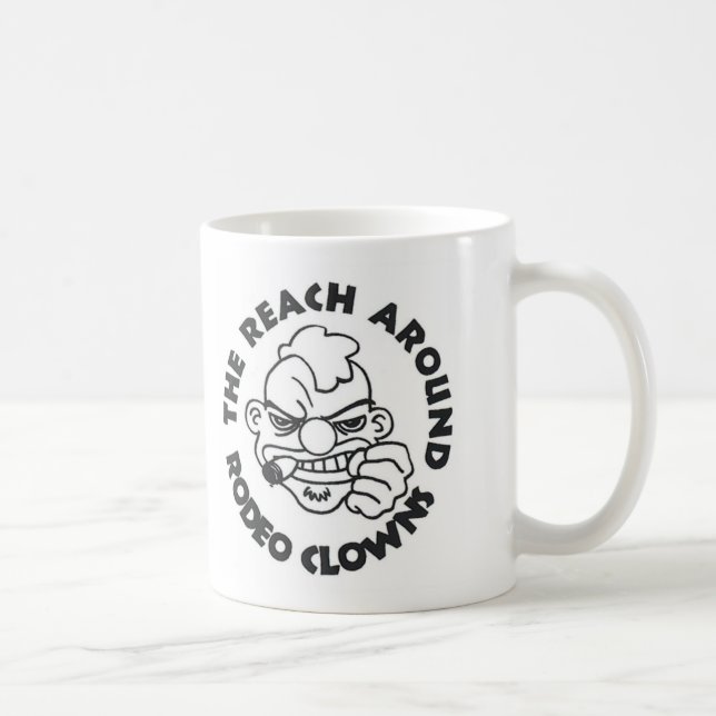 Reichweite um Rodeo-Clowns-Tasse Kaffeetasse (Rechts)