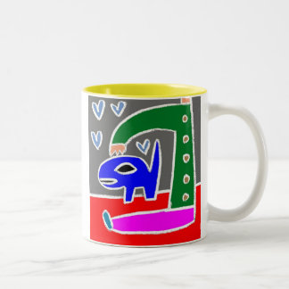 Reichweite Zweifarbige Tasse