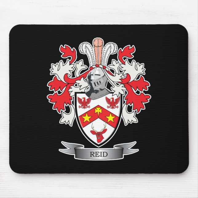 Reid Familienwappen-Wappen Mousepad (Vorne)