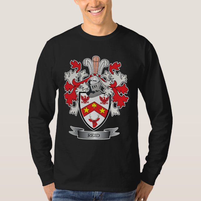 Reid Familienwappen-Wappen T-Shirt (Vorderseite)