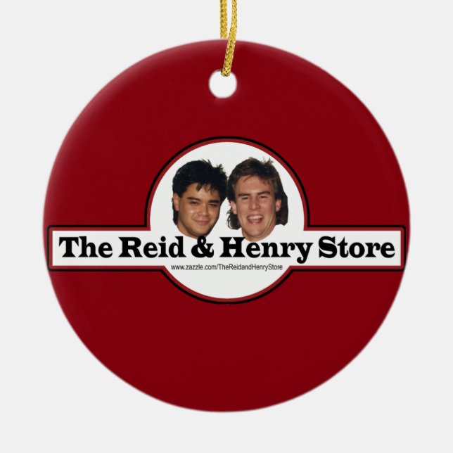Reid u. die Henry-Speicher-Weihnachtsverzierung Keramik Ornament (Vorne)