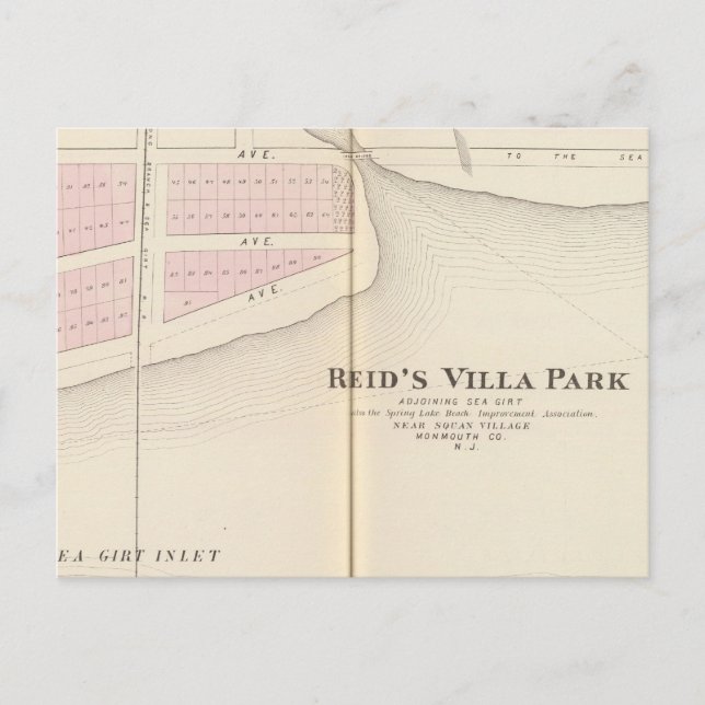 Reid's Villa Park, NJ Postkarte (Vorderseite)