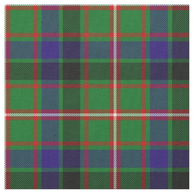 Reidtartan-Druck Stoff (Nahaufnahme)