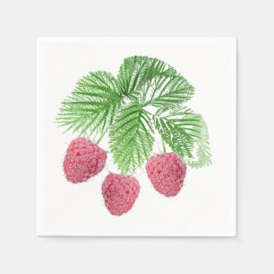 Reif, Beeren, Himbeeren Serviette