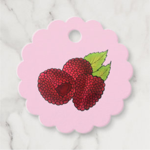 Reif Fresh Summer Red Himbeeren Früchte Berry Geschenkanhänger