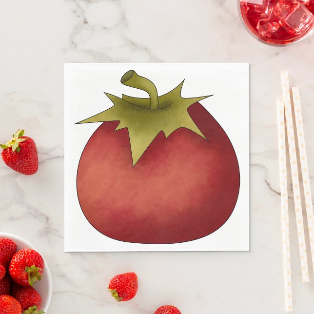Reif Tomato Papier Napkins Serviette (Von Creator hochgeladen)