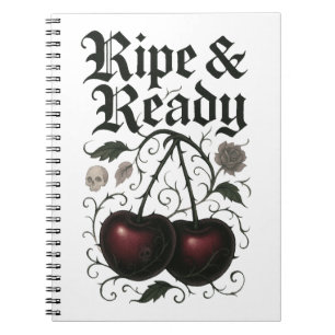 Reif- und Fertigkernen Gothic Graphic Notizblock