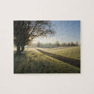 Reifbedeckter Golfplatz Puzzle