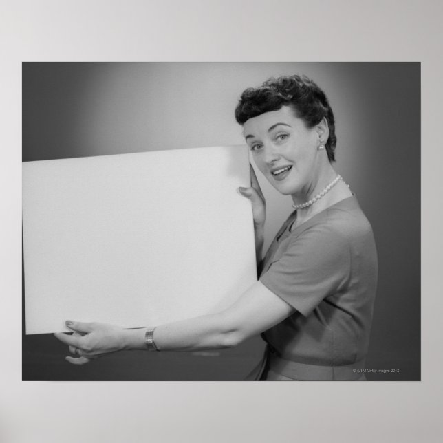 Reife Frau Poster (Vorne)