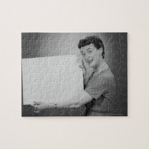 Reife Frau Puzzle