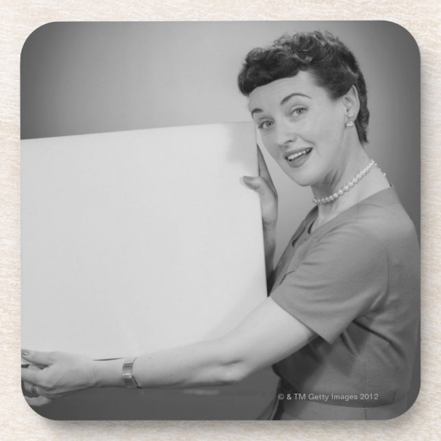 Reife Frau Untersetzer (Vorderseite)