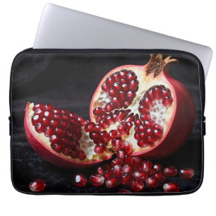 Reife Granatapfelsamen Saftige Frucht Dramatisch Laptopschutzhülle