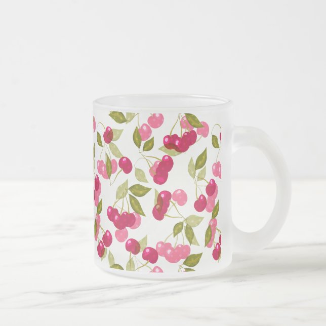 Reife Kirsche Mattglastasse (Rechts)