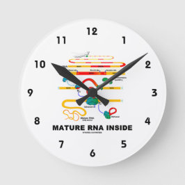 Reife RNA Inside Biology Spaß Runde Wanduhr