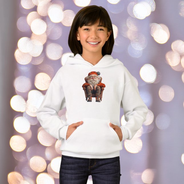 Reife Santa 2 Girl's Hoodie (Von Creator hochgeladen)