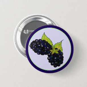 Reife Sommer BlackBerry BlackBerry Berry Berries Button