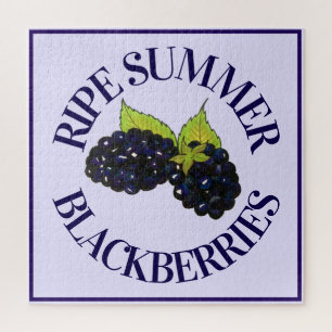 Reife Sommer BlackBerry BlackBerry Berry Berries Puzzle