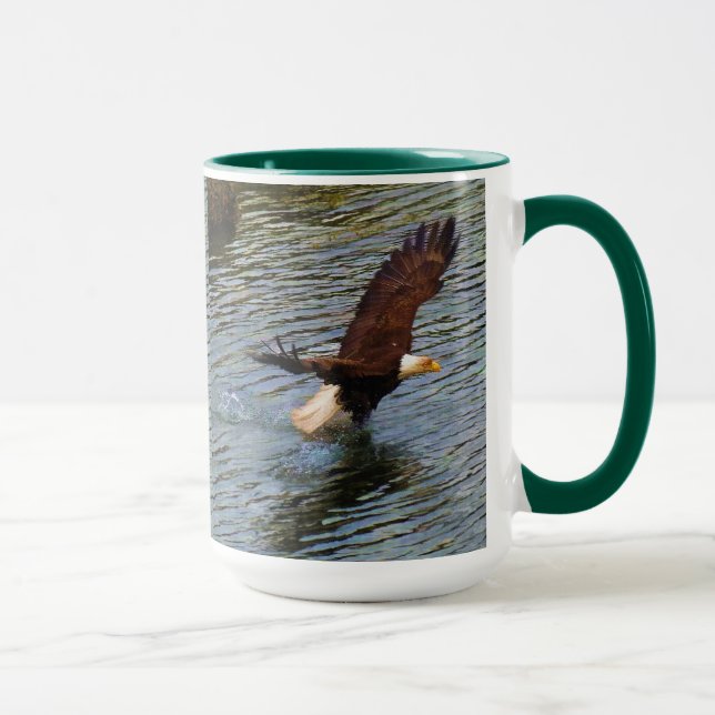 Reife Wälder und Wälder Eagle Tasse (Rechts)