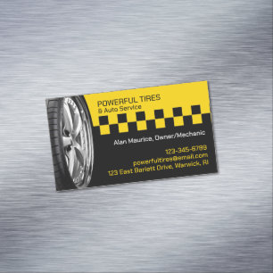 Reifen Autoreparatur Magnetische Visitenkarte