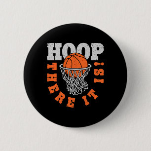 Reifen Da Ist Es Basketballspieler Spaß Vintage Gi Button
